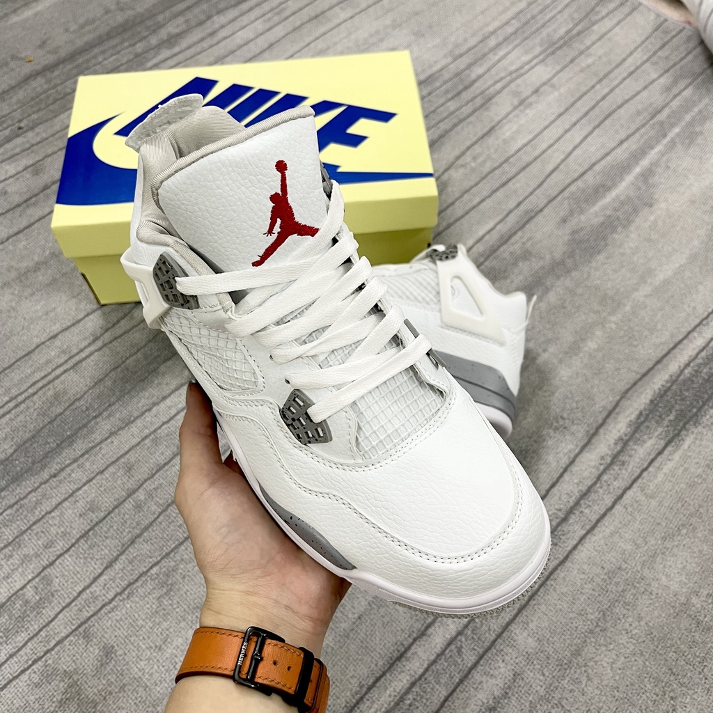 JD 4 mẫu mới màu xám đốm hot trend Nam Nữ bản best full phụ kiện_ AIR JORDAN 4 RETRO_Full size