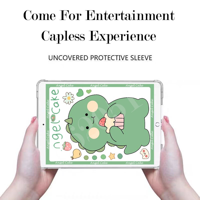 Ốp Máy Tính Bảng TPU Có Khe Đựng Bút Cho iPad gen 9 / gen7 / gen8 / 10.2 Air / 5 Air4 / Air 1 / 2 9.7 / MiNi 1 / 2 / 3 / 4 / 5 / 6 Pro11 / 12.9