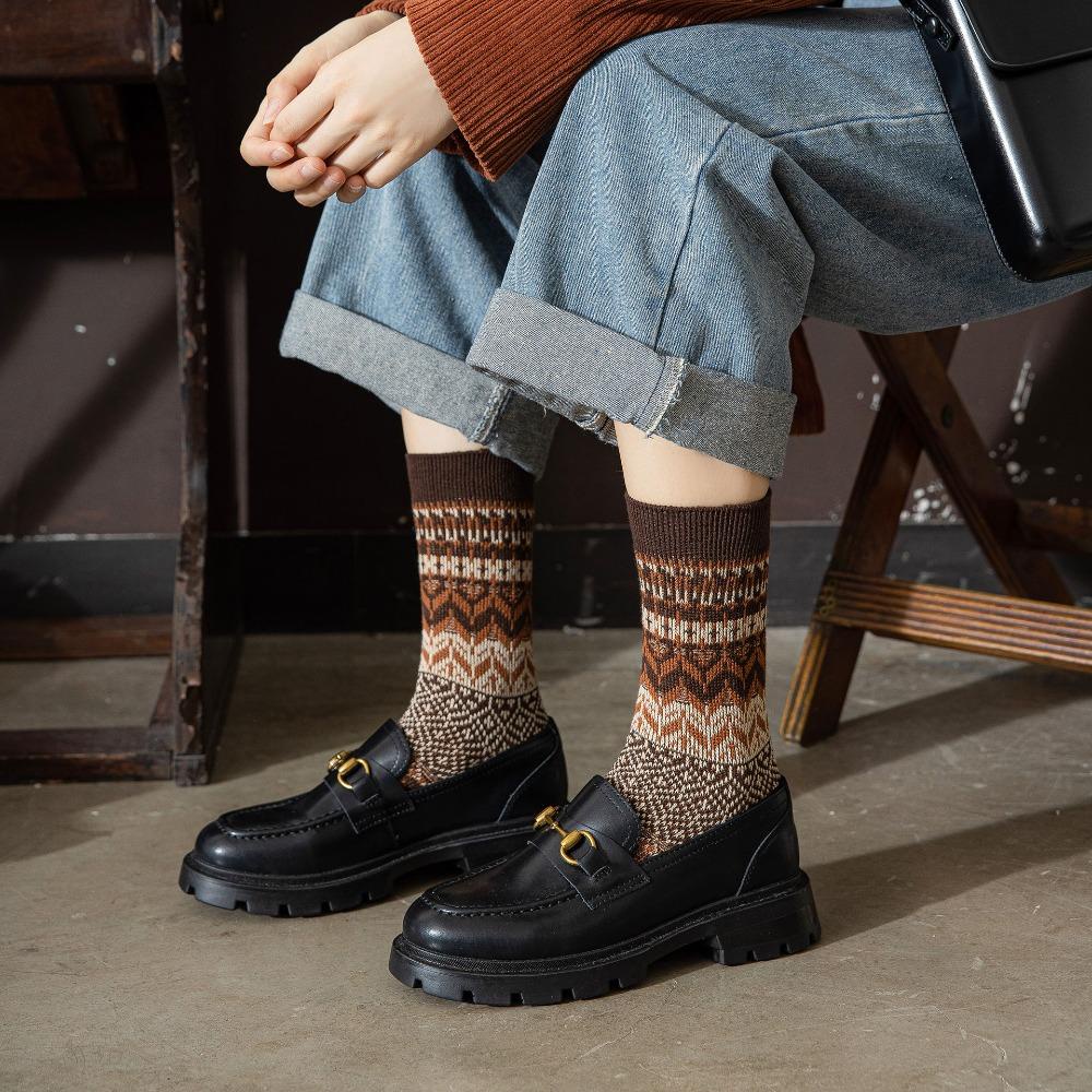 AROMA Đôi Vớ Len DàI ThoáNg Khí ThờI Trang SàNh ĐiệU Cho Nữ