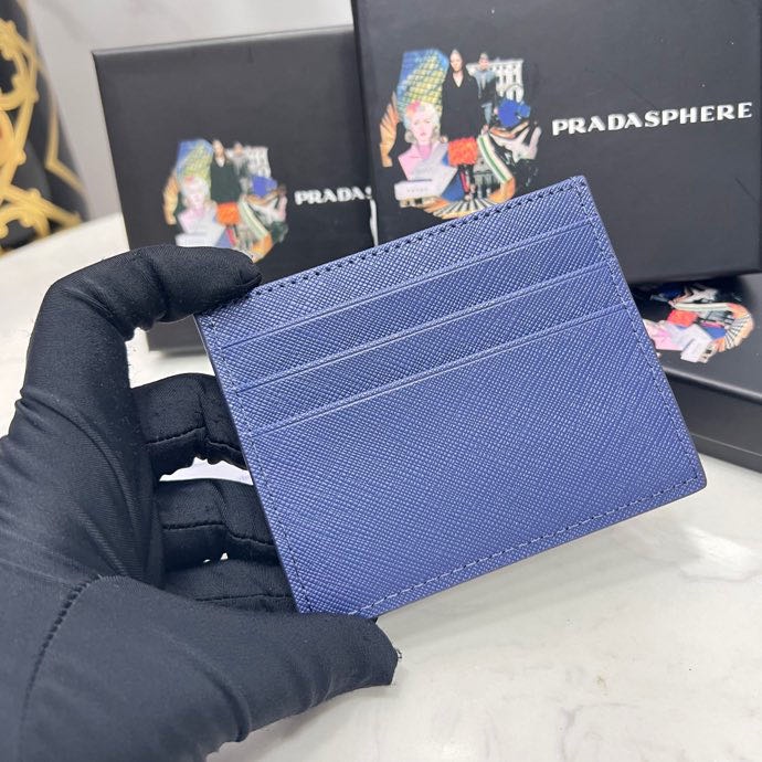 Túi Da Prada Đựng Thẻ Thời Trang Cho Nam Nữ