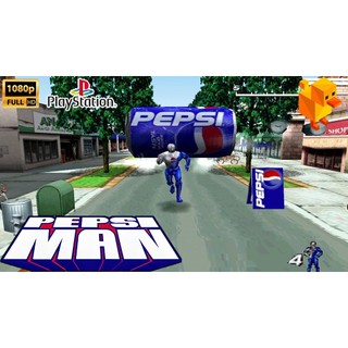 Game ps1 Pepsiman no brand