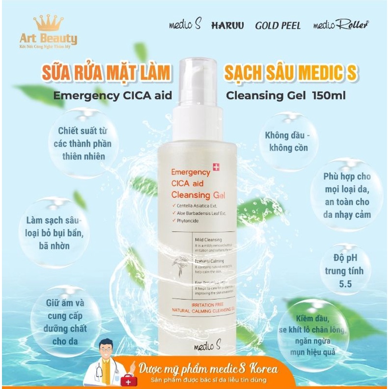 Sữa rửa mặt Medic S 150ml