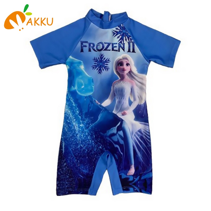 Bộ Đồ Bơi Liền Thân Tay Ngắn Họa Tiết Hoạt Hình Dễ Thương Cho Bé