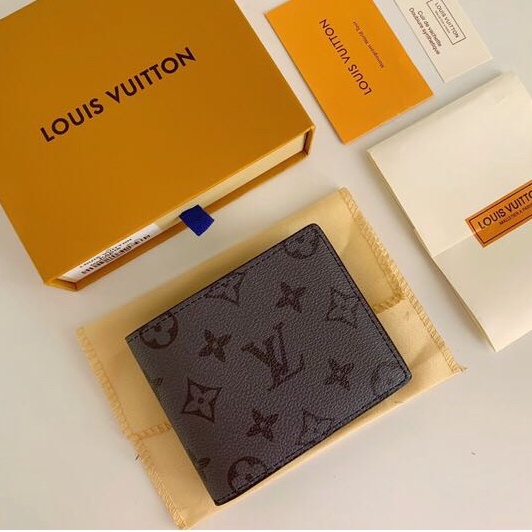 Ảnh vật lý của người đàn ông Louis vuitton ví % bản gốc chính hãng 60895 thẻ thời trang túi