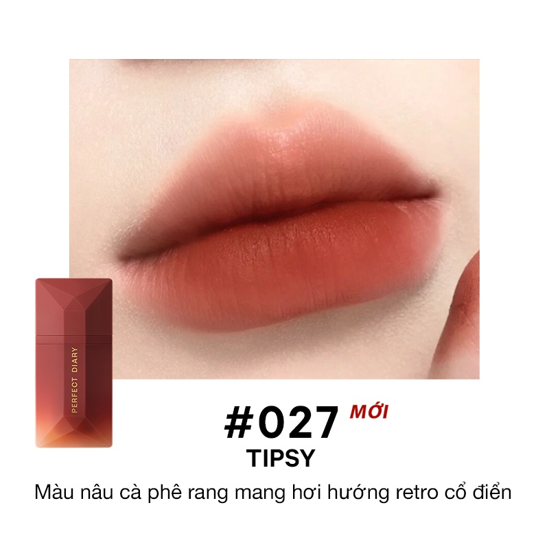Bảng phấn mắt 12 màu hiệu ứng ánh kim mịn màng 14g kèm cọ và son môi 14 màu sắc tùy chọn hiệu ứng lì lâu PERFECT DIARY