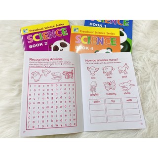 Sách - Preschool Science - bộ 4 cuốn