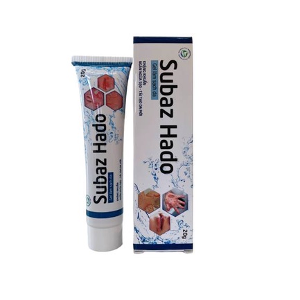 Gel Làm Sạch Và Sát Khuẩn Da Subaz Hado, Bôi Sát Khuẩn, Tái Tạo Da, Ngăn Ngừa Sẹo, Su Bạc Tuýp 20G