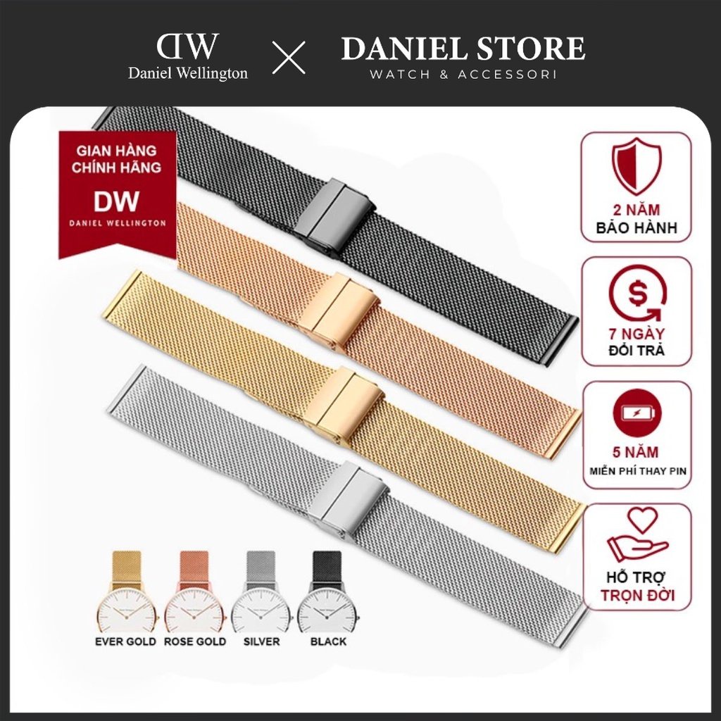 Dây Đồng Hồ Kim Loại Mesh Daniel Welington Classic Petite DW Chính Hãng - Daniel Store .