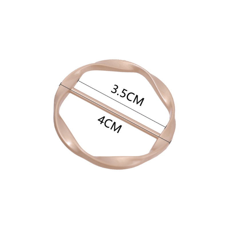 Nút Thắt Nút Tròn Bằng Kim Loại Cố Định Khăn Choàng / Áo Sơ Mi Trang Trí Đơn Giản Thời Trang