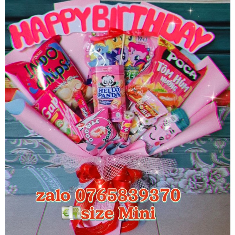 Bó hoa bánh kẹo , quà tặng sinh nhật cho nữ, cho bạn thân , cho nam , quà 20/10 tặng người yêu giá rẻ