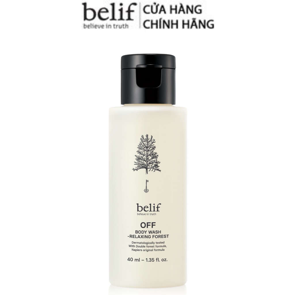 [HB Gift] Sữa tắm dưỡng ẩm belif Body Wash Relaxing Forest 40ml