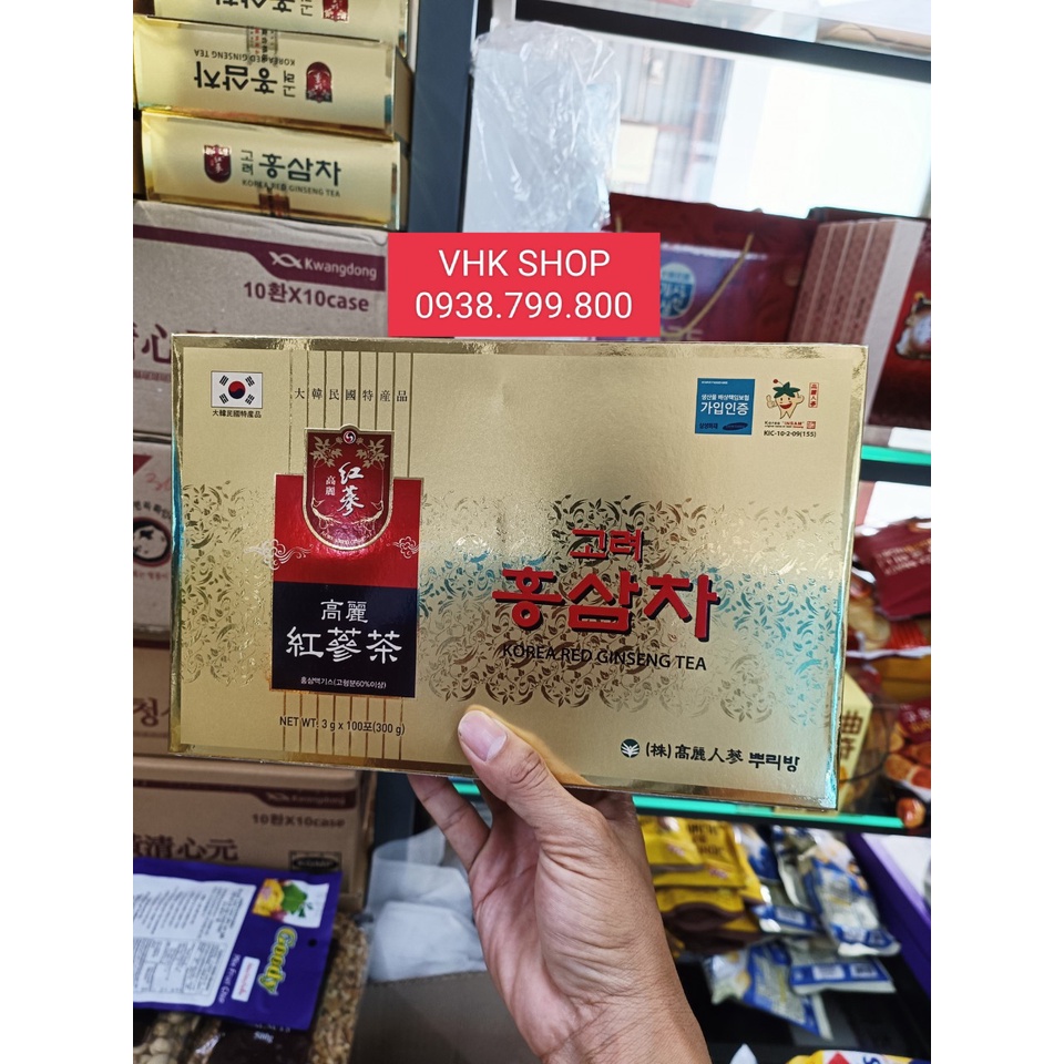 Trà Nhân Sâm và trà linh chi Hàn Quốc