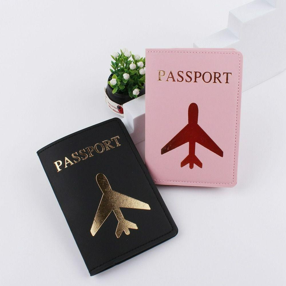 UUMIR Ví giữ hộ chiếu thẻ tín dụng bảo vệ da PU mang theo đi du lịch tinh xảo unisex