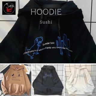 Áo nỉ hoodie khủng long