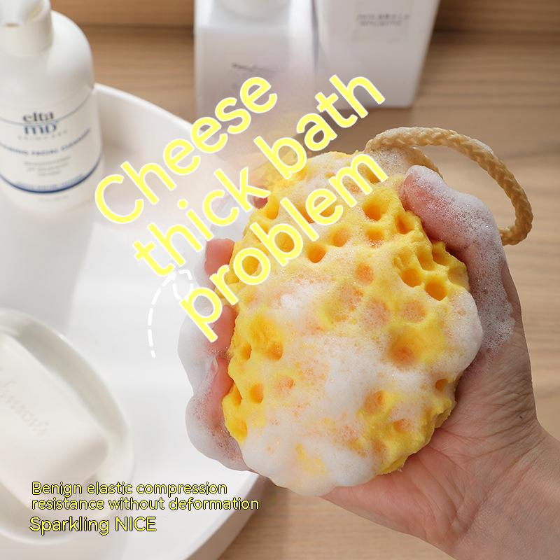 Bông Tắm Tạo Bọt Hình Tổ Ong Mềm Mại Thoải Mái Phong Cách Nhật Bản