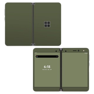 Skin decal dán Surface Duo mẫu Solid State Olive Drab