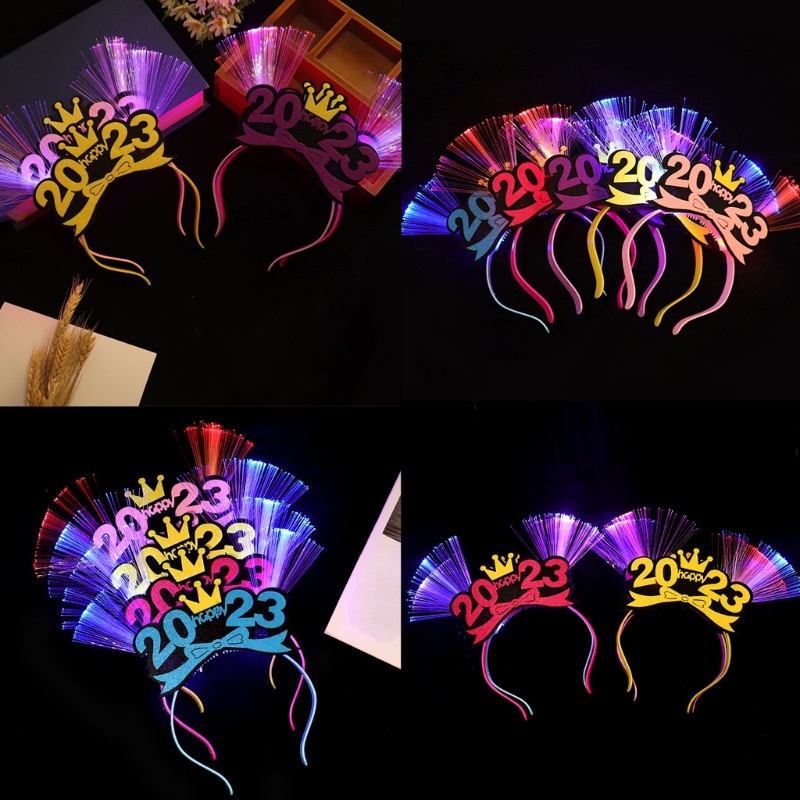 Flgo Băng Đô Hình Vương Miện Có Đèn LED Phát Sáng Dành Cho Các Bữa Tiệc