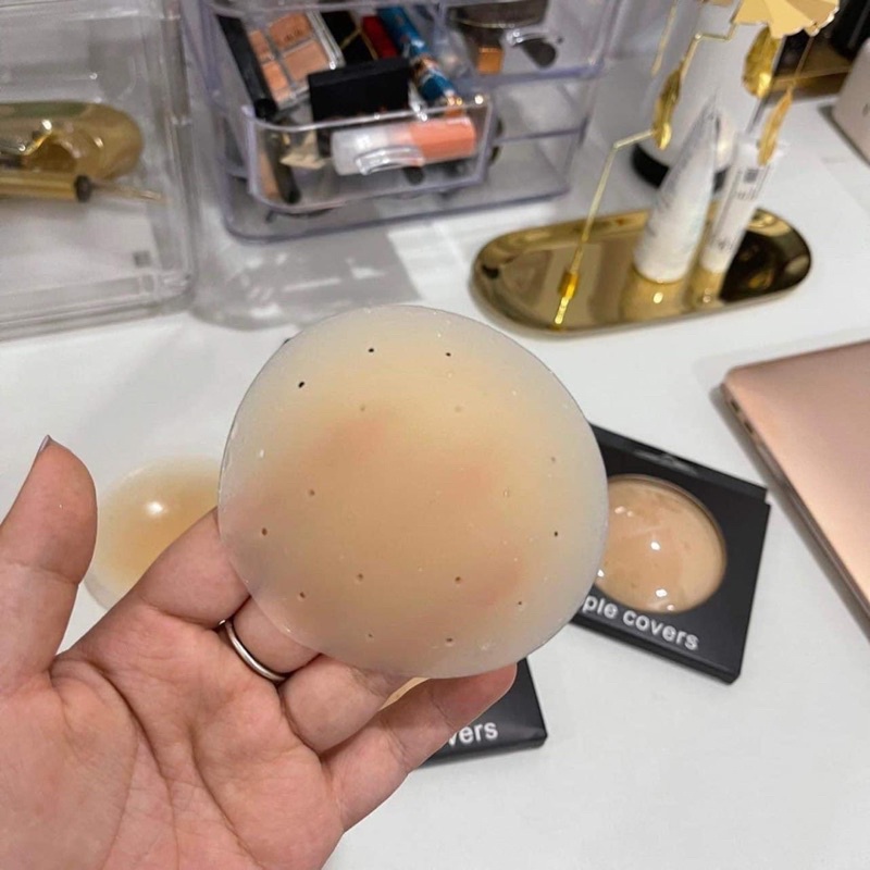Miếng dán ngực tự thân silicon thoáng khí ( 1 cặp)