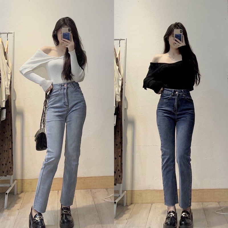 50-75KG Áo len cổ V so hot dáng xinh