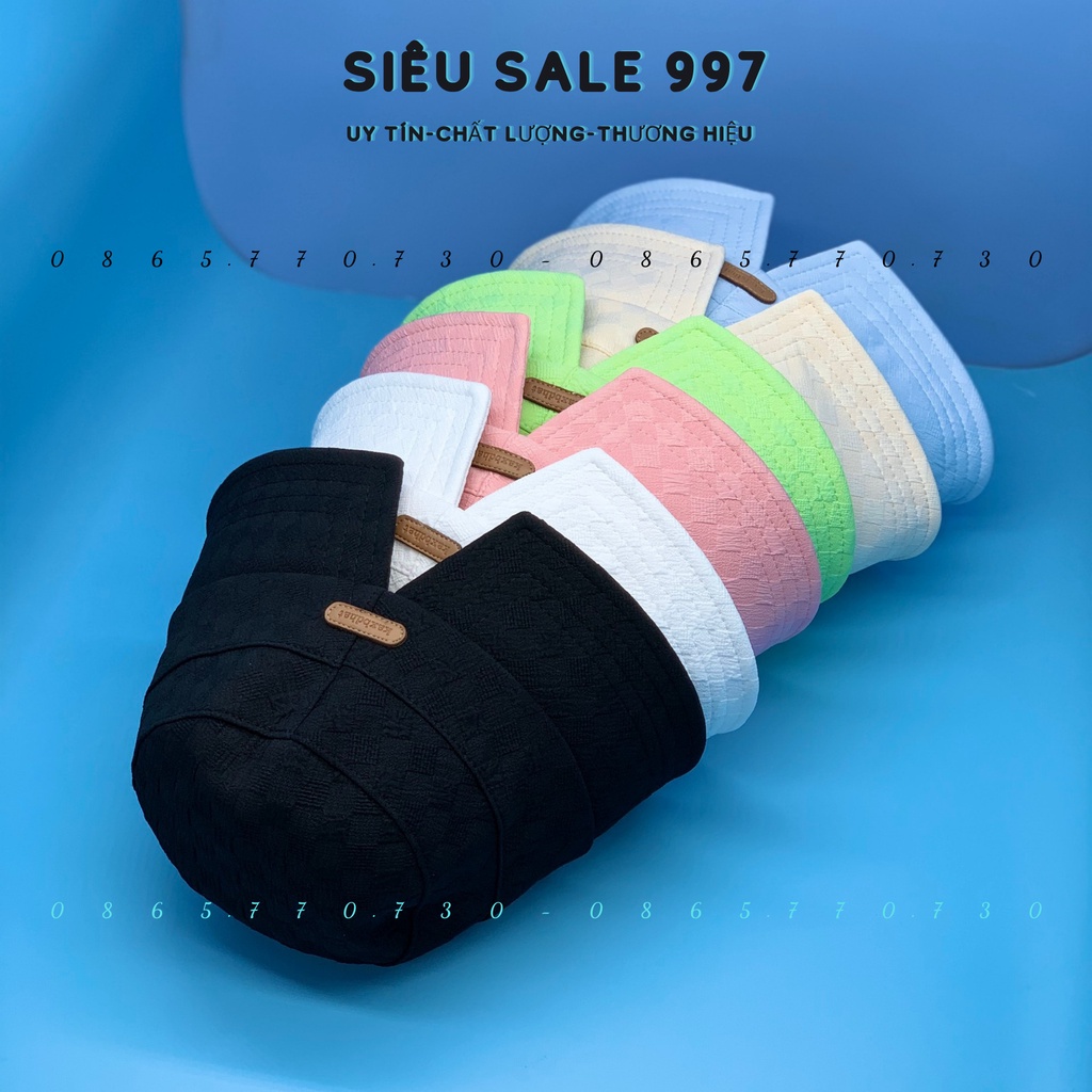 MŨ VÀNH CỤP SẺ CÁCH ĐIỆU VÀNH CHẤT XỐP THÊU LOGO DA THỜI GIAN HOT TREND MẪU MỚI 2023