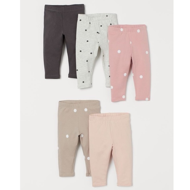 Quần HM bé gái quần legging auth (tách sét không tag) Size 2-3y