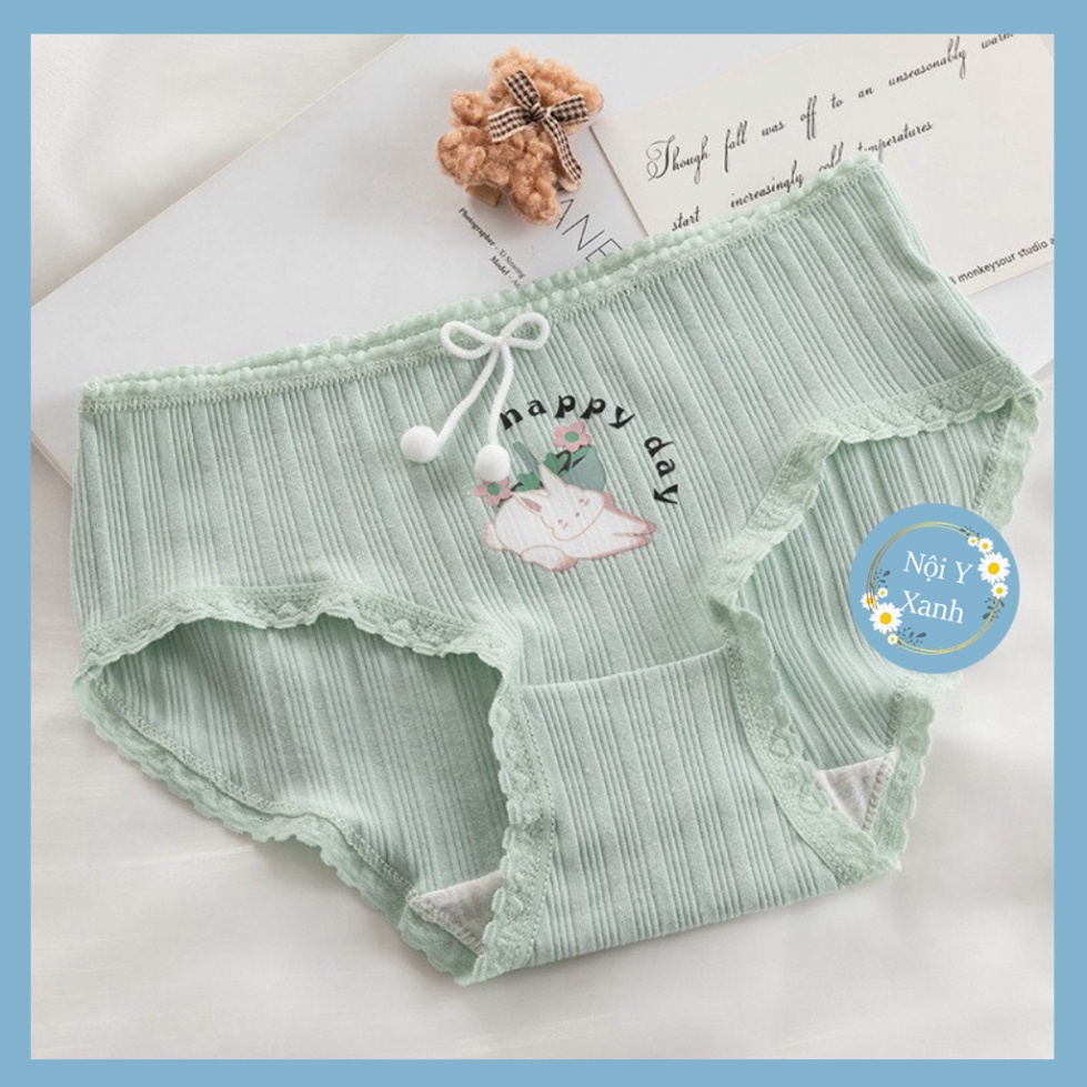 Quần Lót Nữ Cotton Tông Xanh Kháng Khuẩn Nhiều Họa Tiết  Xinh Xắn mã nội y xanh, chất đẹp, deal tốt
