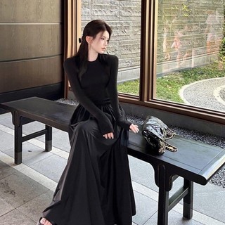TBS váy thun xoè dài tay