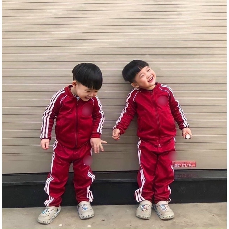 set bộ a di đat mầu đỏ cho bé trai