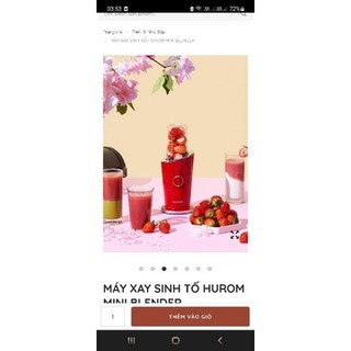 Máy xay sinh tố Hurom Mini Blender