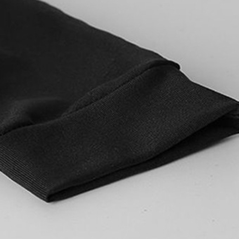 Găng Tay Giữ Nhiệt Chống Trượt Màu Đen Bằng Silicon