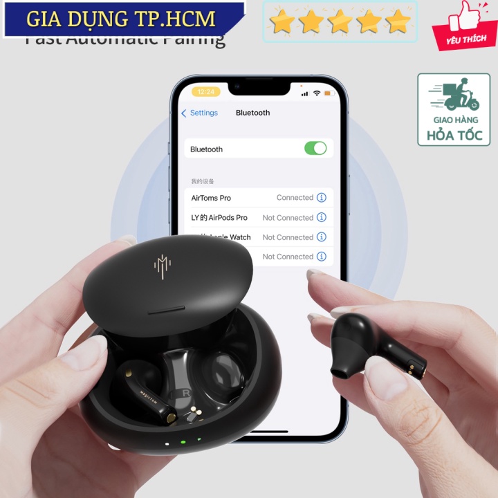 🏡 Tai nghe Bluetooth AirToms Pro Gaming Low Latency ENC TWS