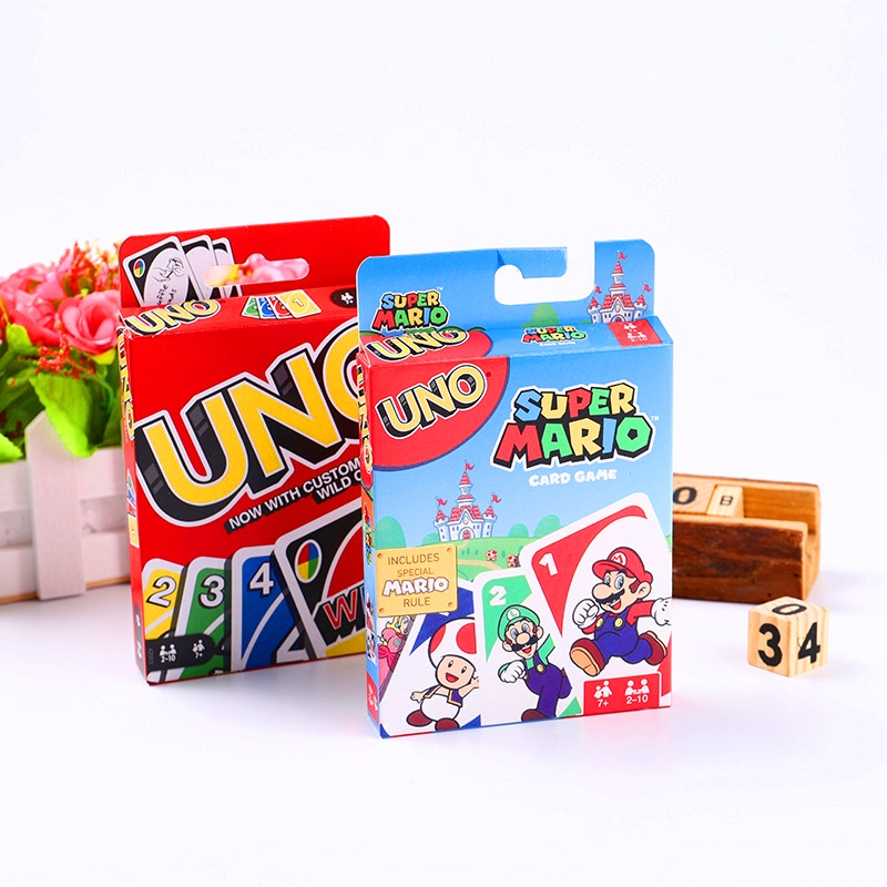 Bộ thẻ bài Uno: Super Mario độc đáo vui nhộn mô phỏng theo trò chơi cùng tên tuổi thơ 8x 9x