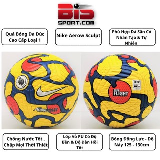Bóng Da Bóng Đá 2022 Njk.e Flight Elite Ball - Size số 5 - Tặng Kim Bơm