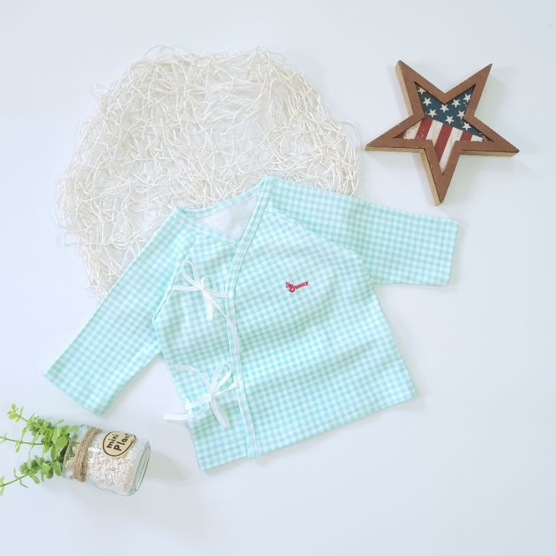 Bunnybaby - Combo 5 áo cột dây sơ sinh cao cấp Bunny cho bé 3-5kg ( mẫu ngẫu nhiên)