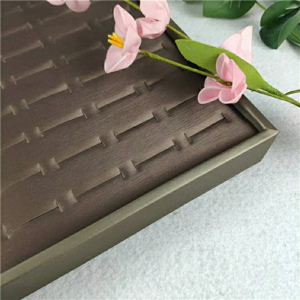 Trang Sức Hoa Tai Trang Sức.Khay Trưng Bày Nhẫn Thiết Kế Độc Đáo Tiện Dụng Khay Trưng Bày Nhẫn 100 Ô Bằng Da Cao Cấp