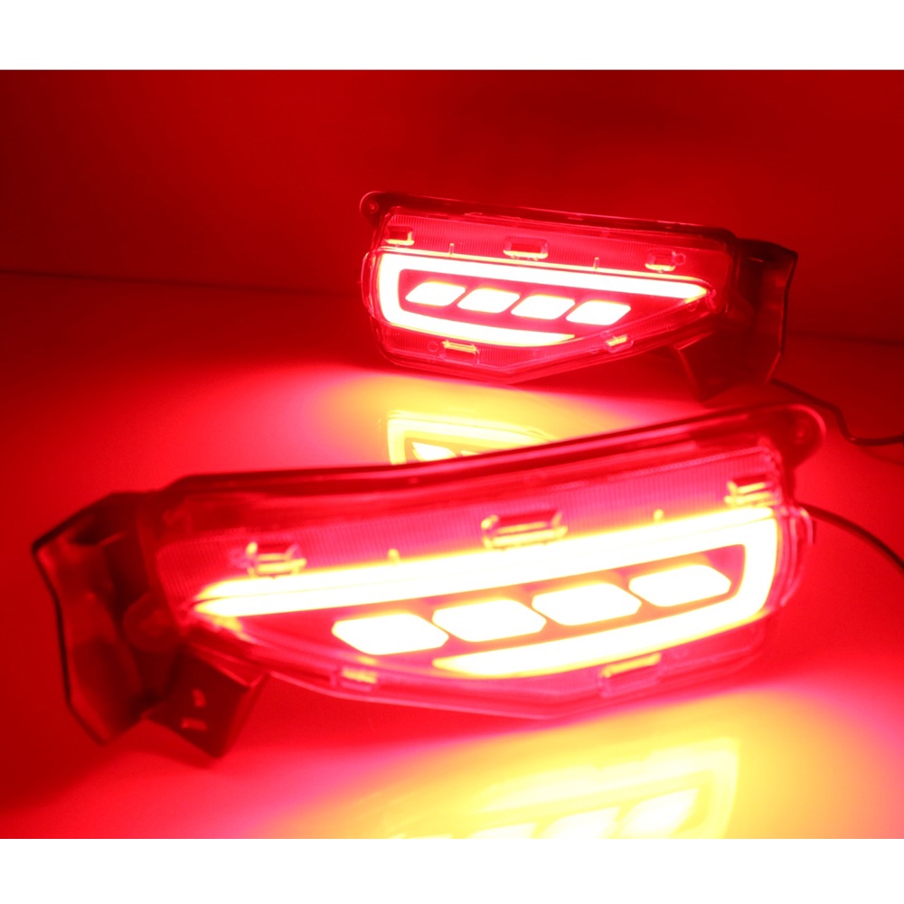 Cặp đèn LED phanh đuôi xe màu đỏ thích hợp cho Toyota Fortuner 2015 2016 2017 2018 2019 2020 2021 2022 2020 2021 2022
