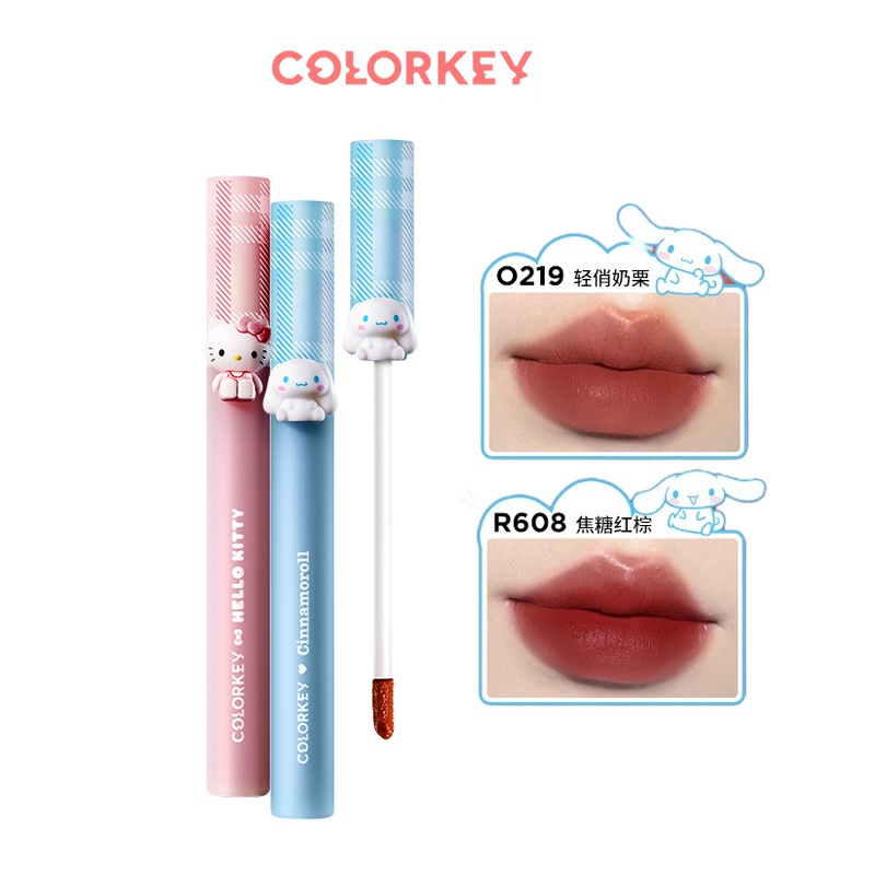 Son Môi Colorkey Kolaqi Sanrio Hình Hello kitty Cinnamon Dog