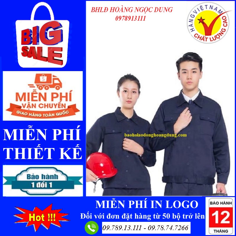ĐỒNG PHỤC BẢO HỘ LAO ĐỘNG. QUẦN ÁO BẢO HỘ LAO ĐỘNG VẢI KAKI LOẠI 1, QUẦN ÁO LAO ĐỘNG CÔNG NHÂN