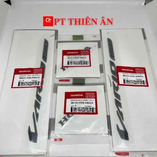 Bộ tem bửng và tem sườn Vario 150 2019 Zin Chính Hãng Honda Indonesia - PT THIÊN ÂN