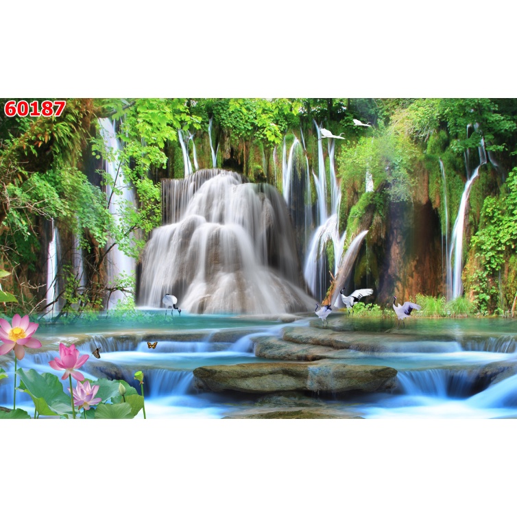 Tranh Sơn Thủy 3D Nhiều Kích Thước Lựa Chọn, mẫu mã đa dạng