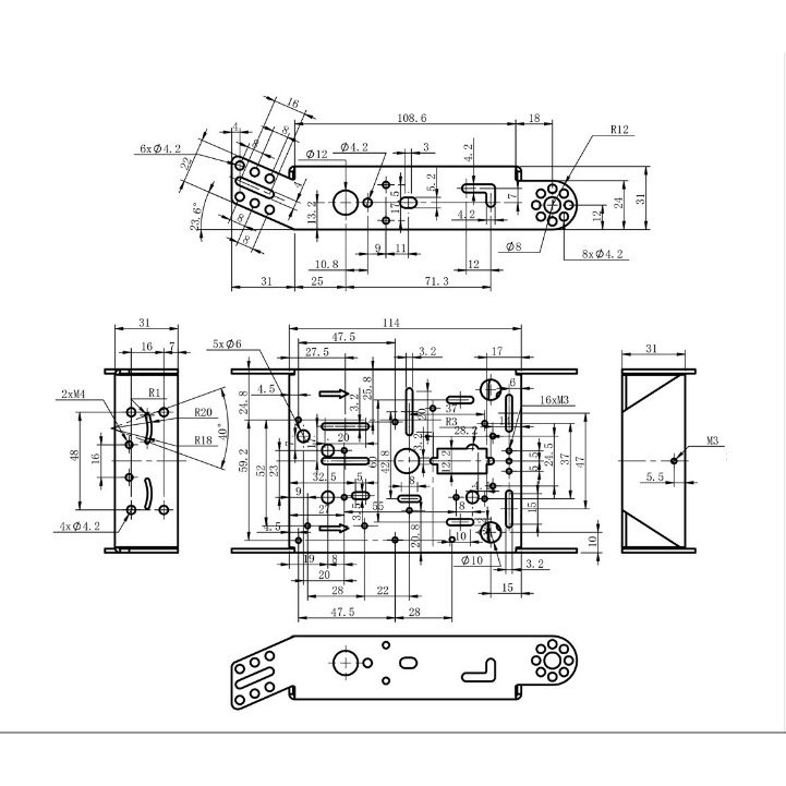 [Lập Trình Nhúng A-Z][G16] Robot Xe Hơi A30 2 Bánh Bằng Hợp Kim Nhôm