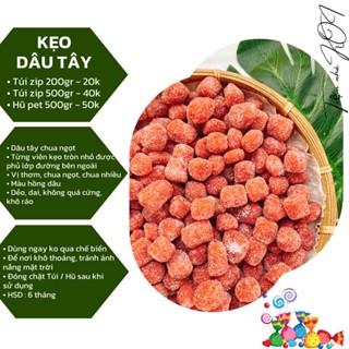 Kẹo dâu tây / 200gr / 500gr - Đặc sản Đà Lạt