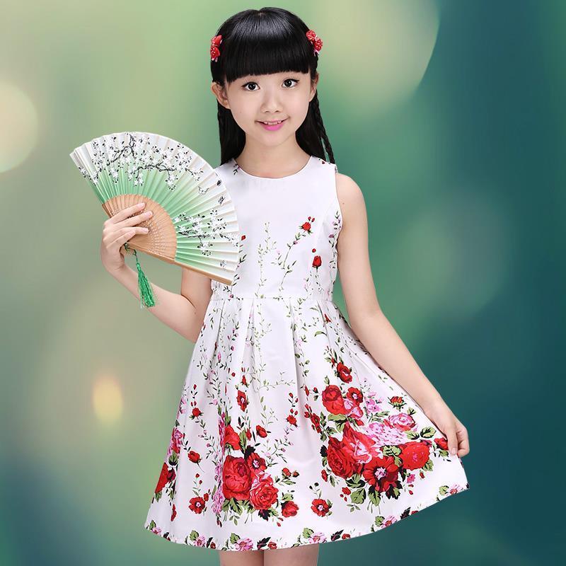 Đầm Công Chúa Mùa Hè Bằng Vải Voan Phong Cách Phương Tây Mẫu Mới 2021 Dành Cho Bé Gái