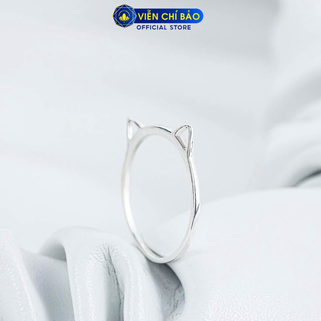Nhẫn bạc nữ linh miêu chất liệu bạc 925 thời trang phụ kiện trang sức Viễn Chí Bảo N400881