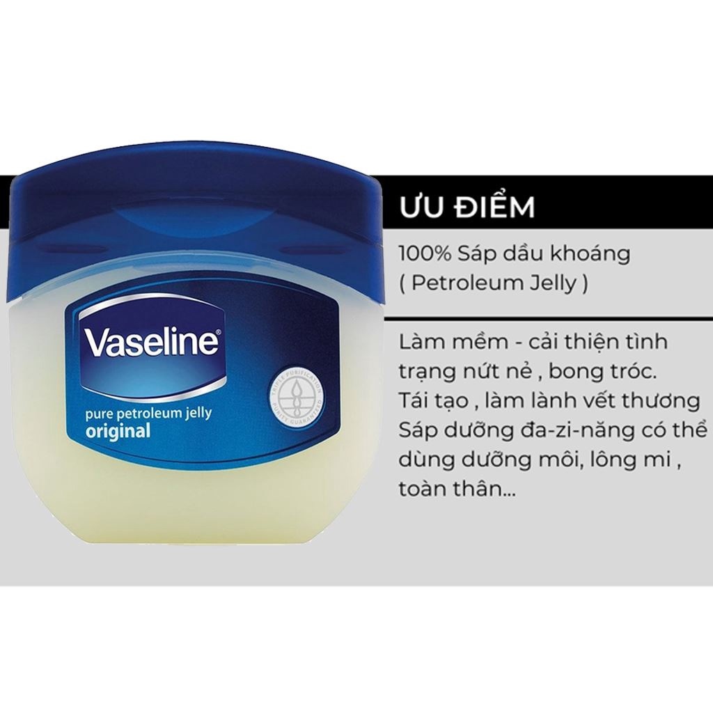 Sáp dưỡng ẩm da Vaseline 100ML