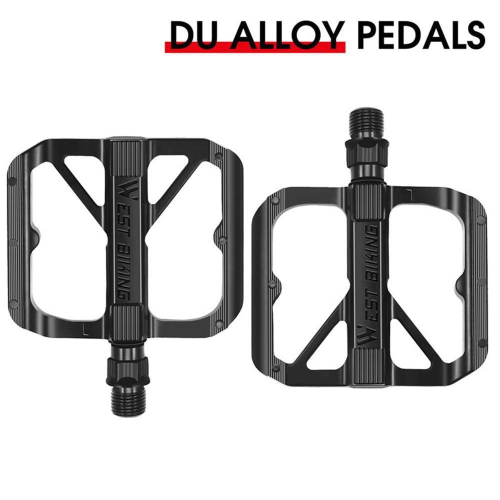 1 Cặp Bàn Đạp Xe Đạp Bằng Hợp Kim Nhôm Chịu Lực Cao Chống Trượt 14mm 9 / 16 &quot;