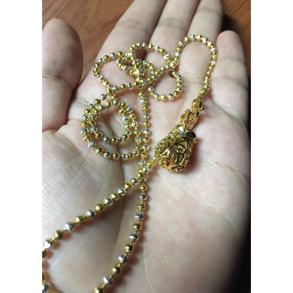 Dây Chuyền Bi Tròn Dây Chuyền Túi Tiền Nam Nữ Thái Lan