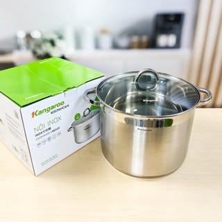 Nồi Luộc gà Inox 5 đáy cao cấp kangaroo KG122 size 30cm dung tích 14 lít