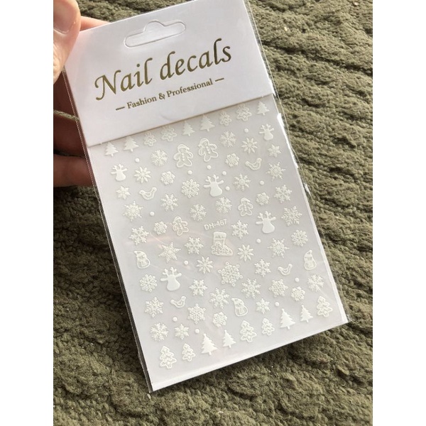 Các Mẫu Sticker BÔNG TUYẾT Noel❄❄❄☃️☃️☃️