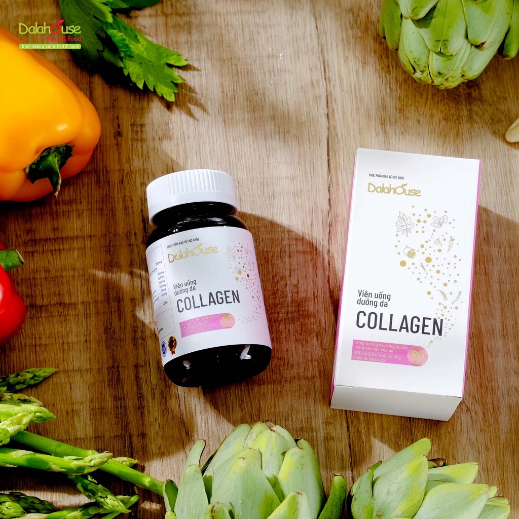 Viên Rau Thảo Mộc Dalahouse - Viên Rau Nhuận Tràng - Nhuận Tràng Tiêu Hóa Tốt - Ngăn ngừa táo bón hiệu quả